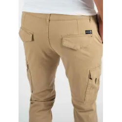 Pantalon cargo camel Slim