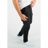 Pantalon cargo noir Slim