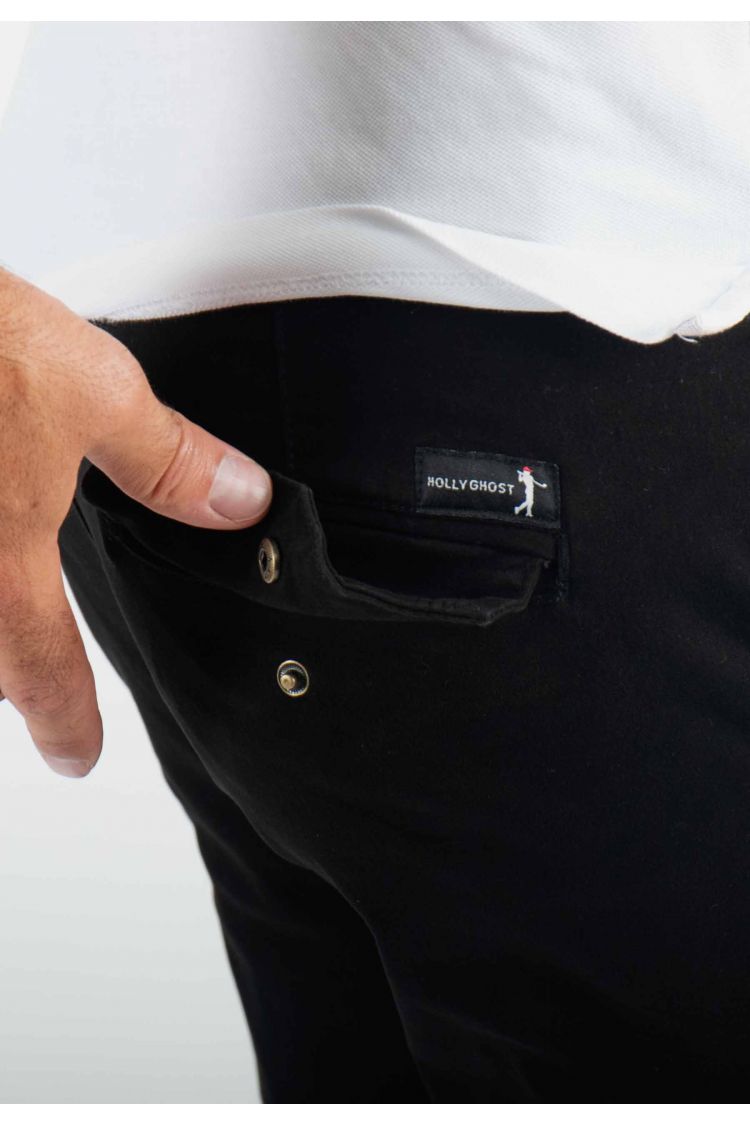 Pantalon cargo noir Slim