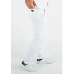 Pantalon Cargo HOLLYGHOST | Coupe Slim - Blanc