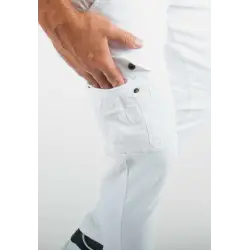 Pantalon Cargo HOLLYGHOST | Coupe Slim - Blanc