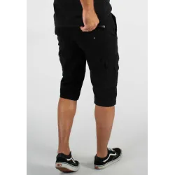 Short cargo mi-long noir