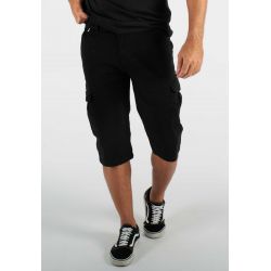 Short cargo mi-long noir