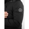 Parka noir Homme à Capuche avec Fourrure Synthétique noire – Élégance et Confort pour l'Hiver