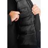 Blouson d'Hiver Homme avec Capuche en Fourrure noire – Look Moderne et Isolation Thermique