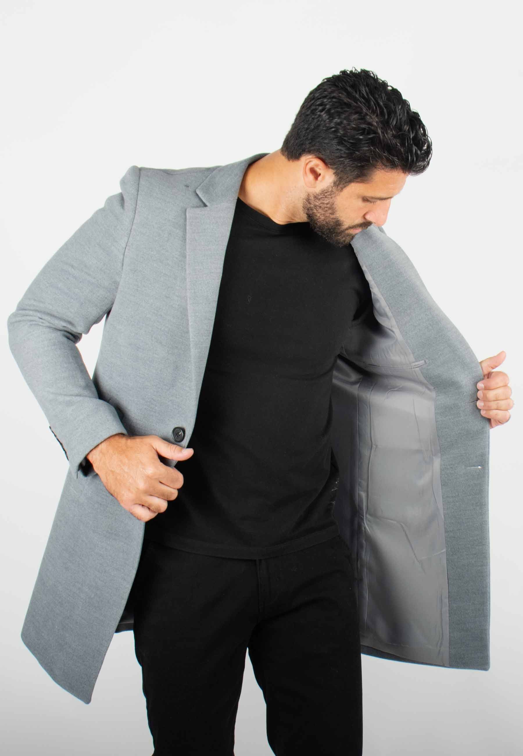 Manteau Gris Pour Homme – Protection Hivernale