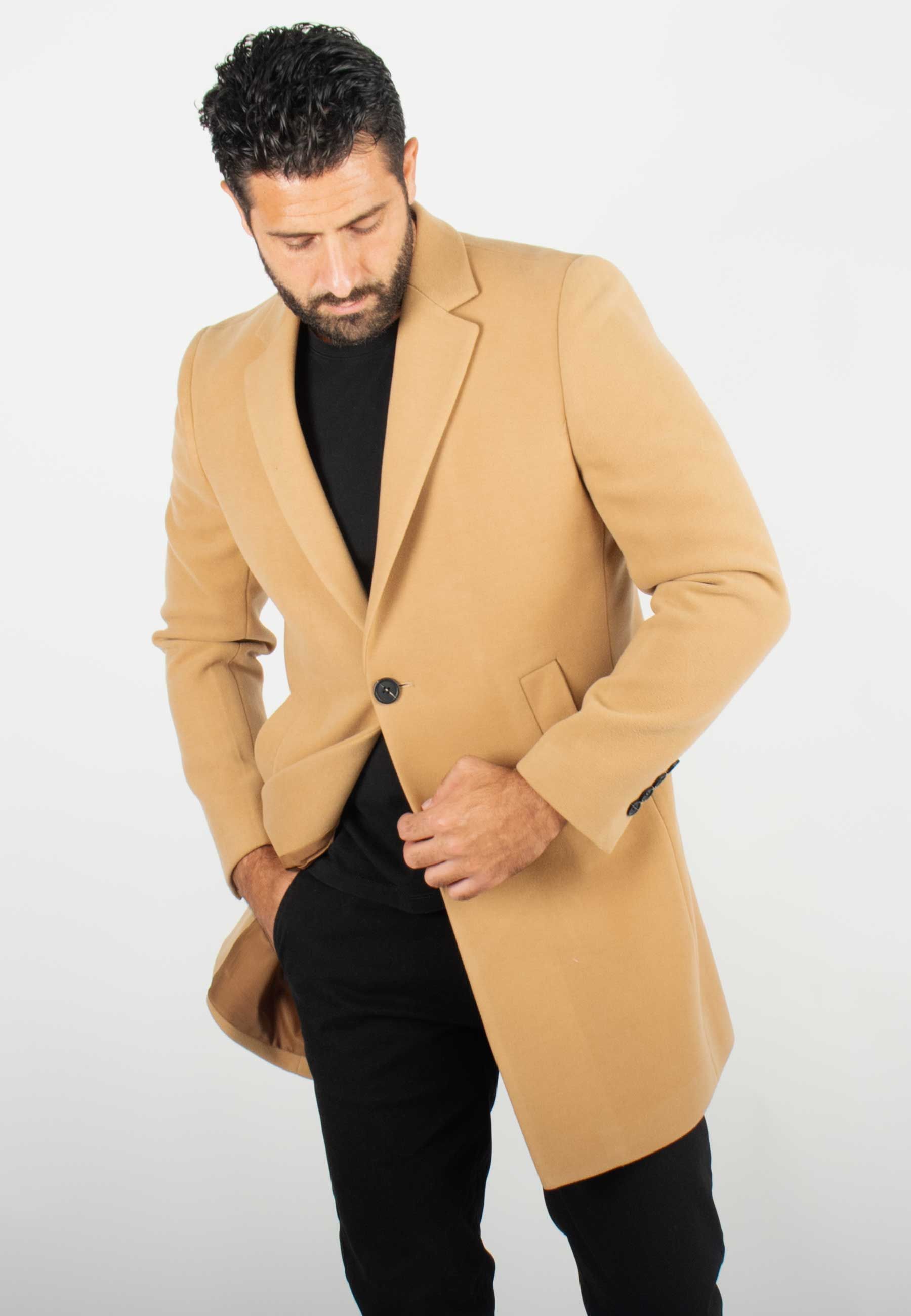 Manteau Camel Pour Homme – Protection Hivernale