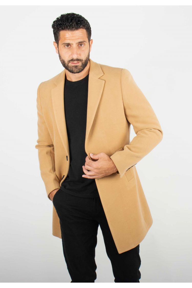 Manteau Camel Pour Homme – Protection Hivernale