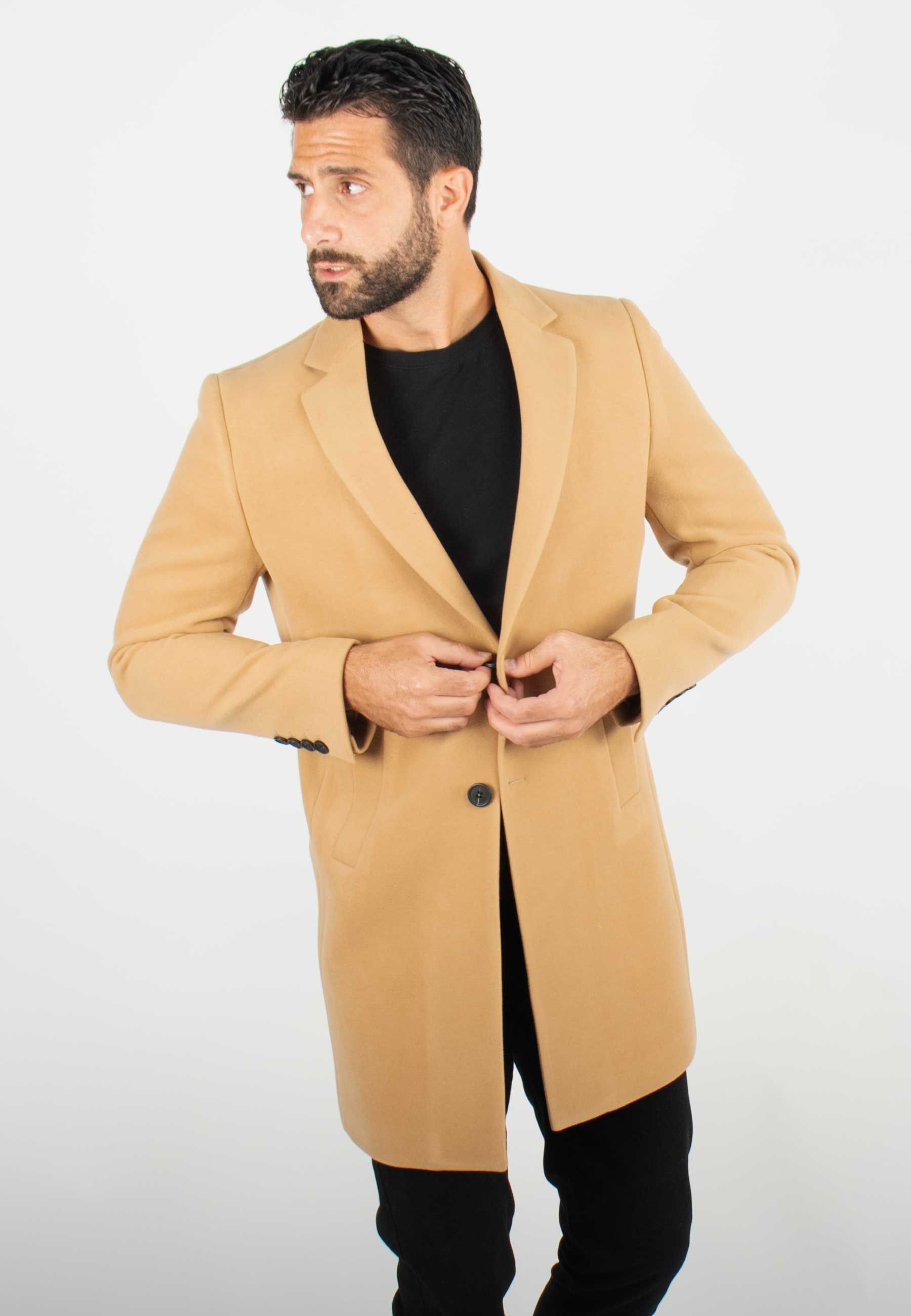 Manteau Camel Pour Homme – Protection Hivernale