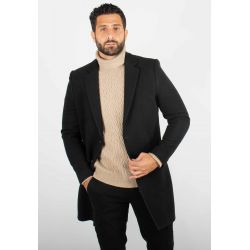 Manteau Noir Pour Homme –...