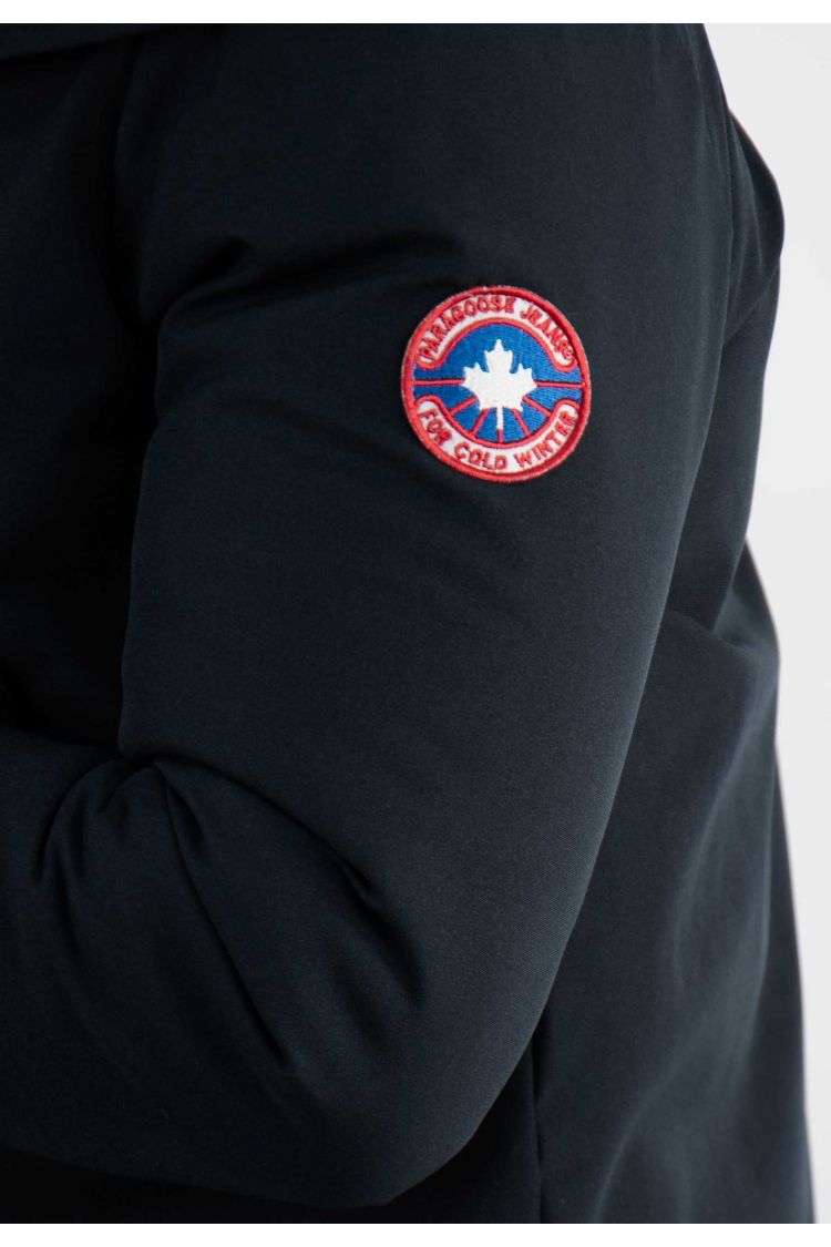 Doudoune parka longue navy