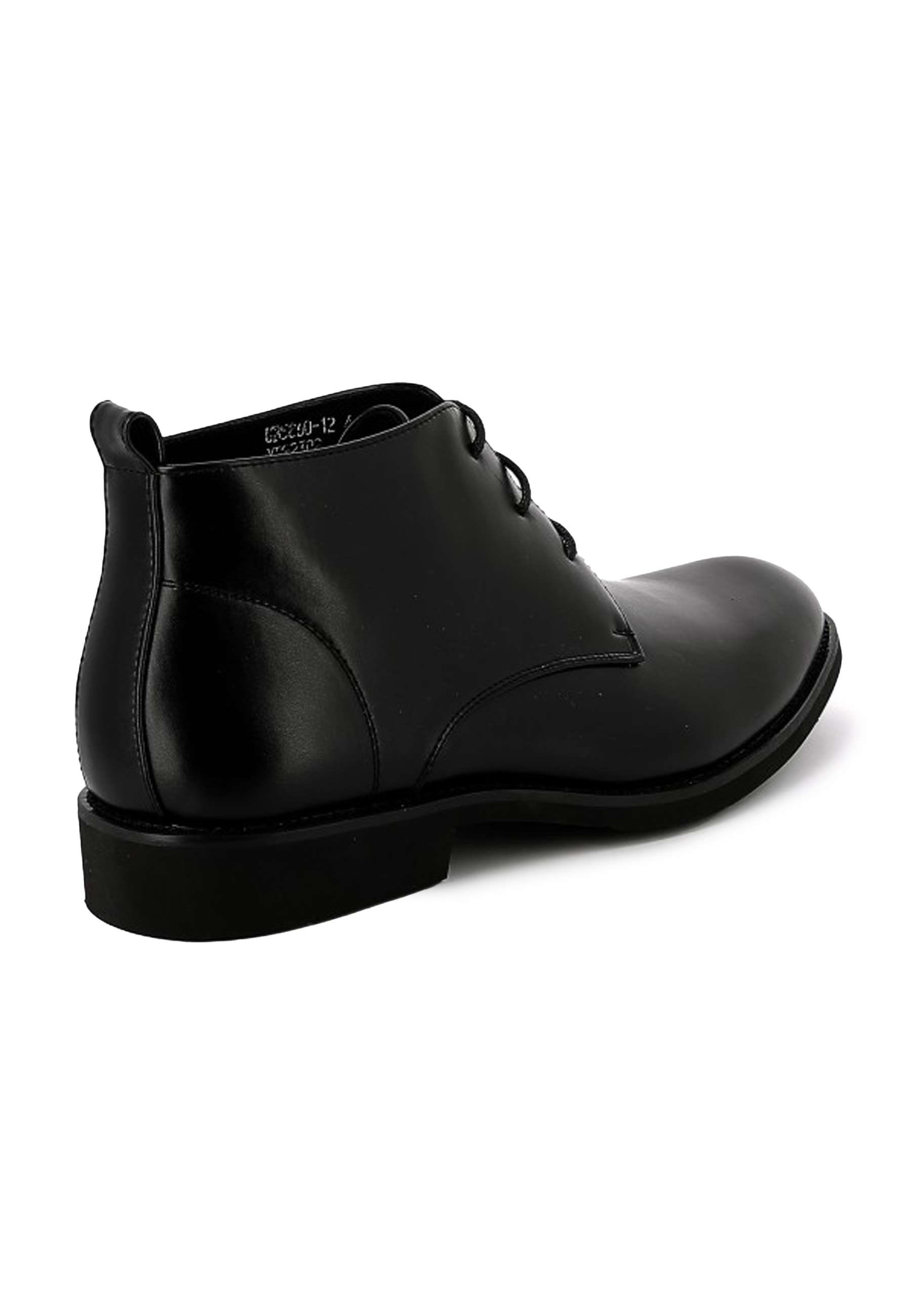 Bottines UOMO en simili cuir Noir Homme