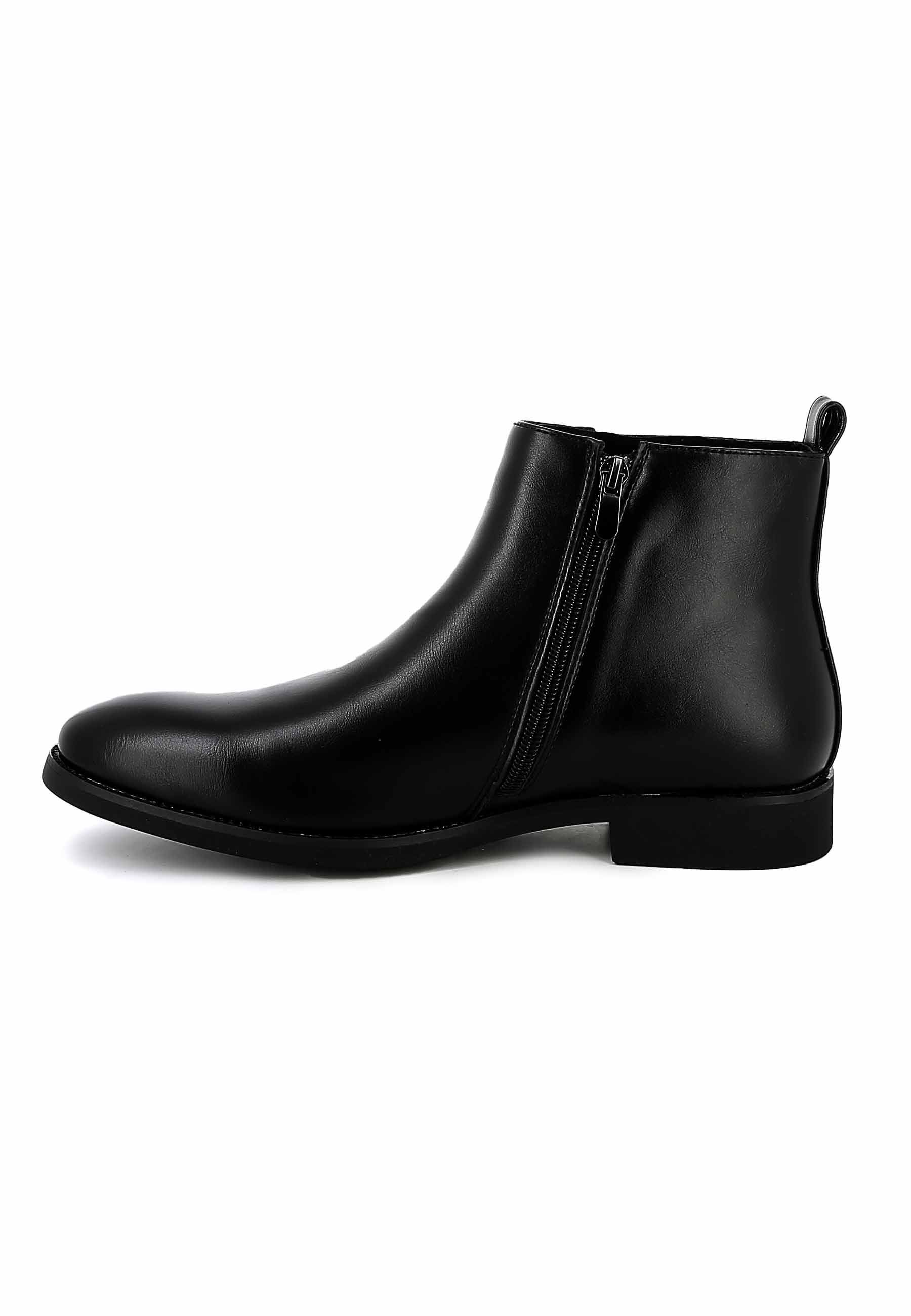 Bottines UOMO en Simili Cuir Noires