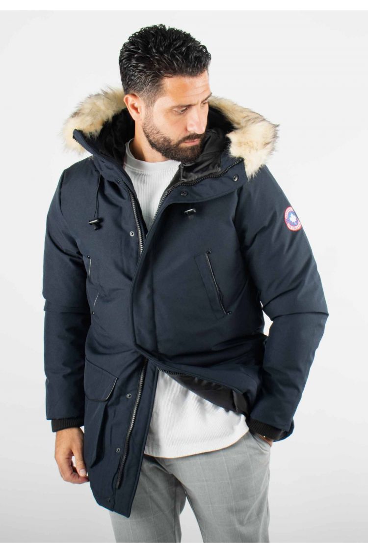 Doudoune homme longue MARIO - NAVY