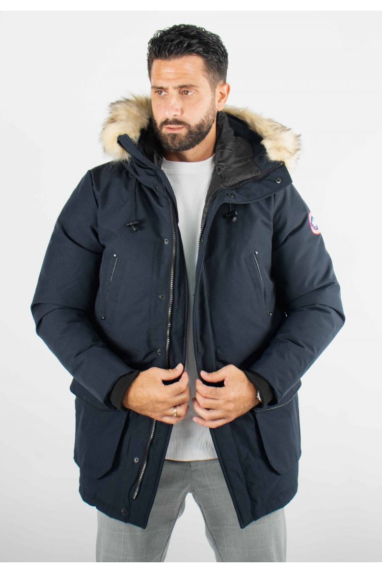 Doudoune homme longue MARIO - NAVY