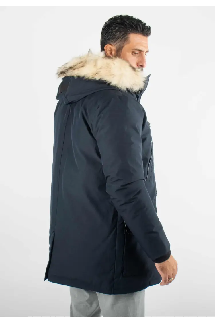 Doudoune homme longue MARIO - NAVY