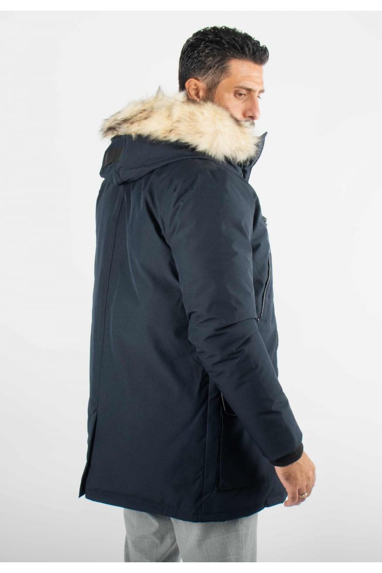 Doudoune homme longue MARIO - NAVY