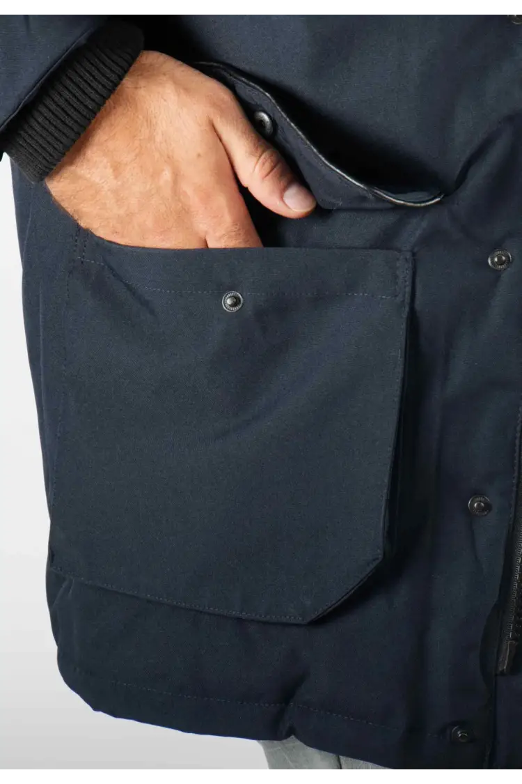 Doudoune homme longue MARIO - NAVY