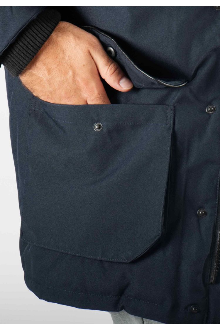 Doudoune homme longue MARIO - NAVY