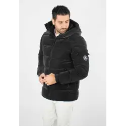 Doudoune matelassé d'hiver homme noir