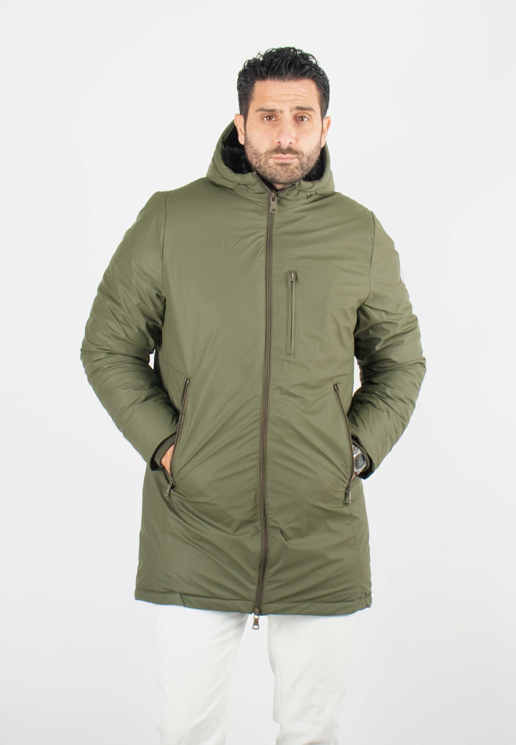 Parka longue khaki homme