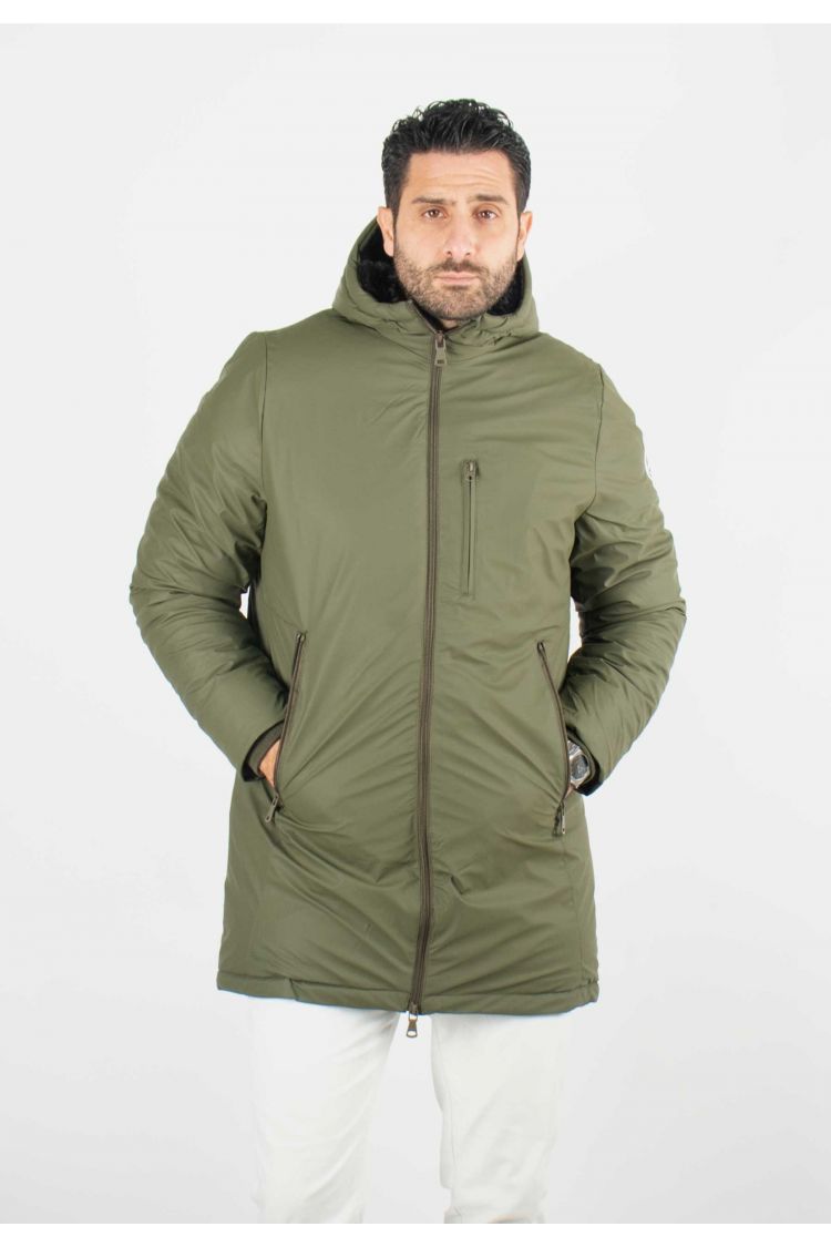 Parka longue khaki homme