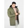 Parka longue khaki homme