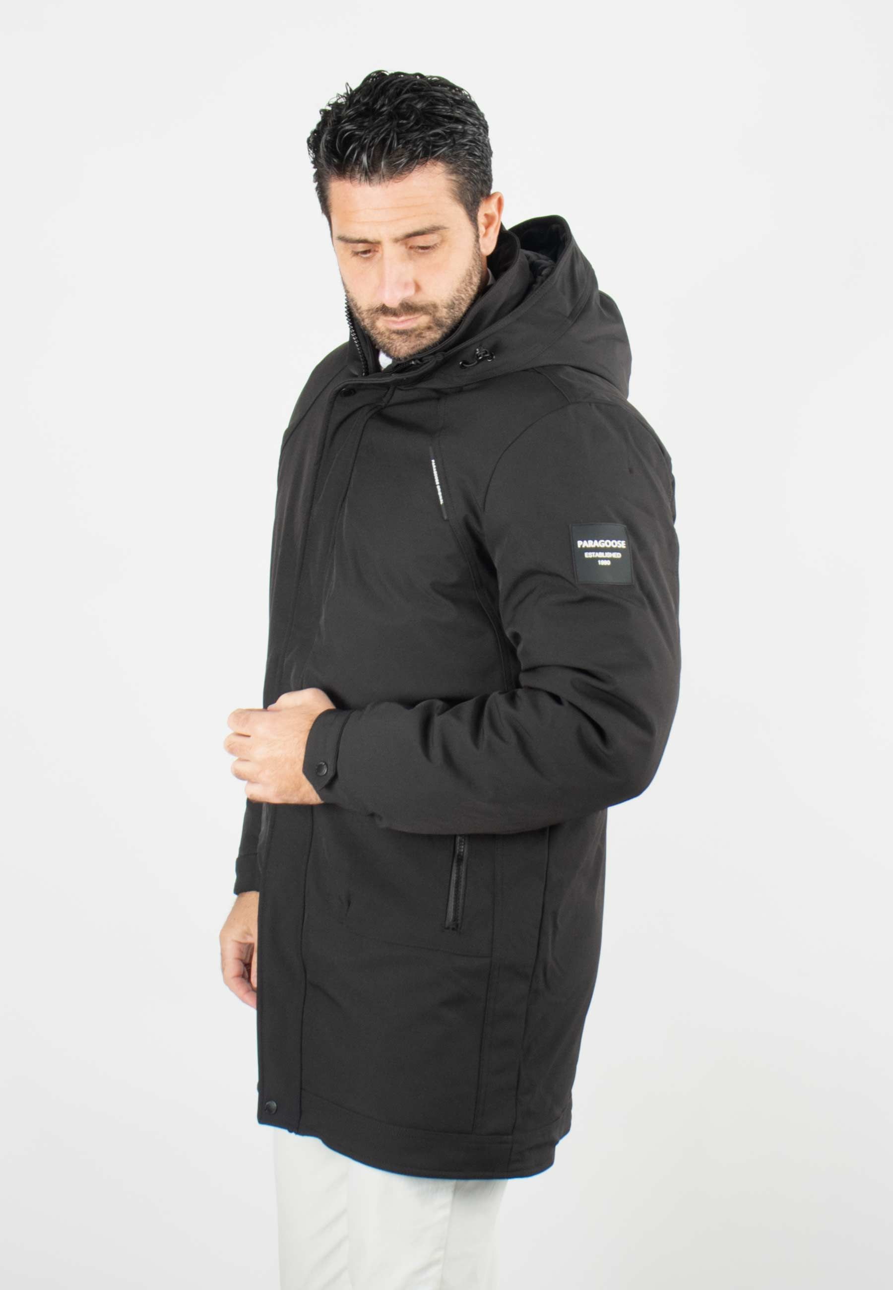 Parka Noire Homme