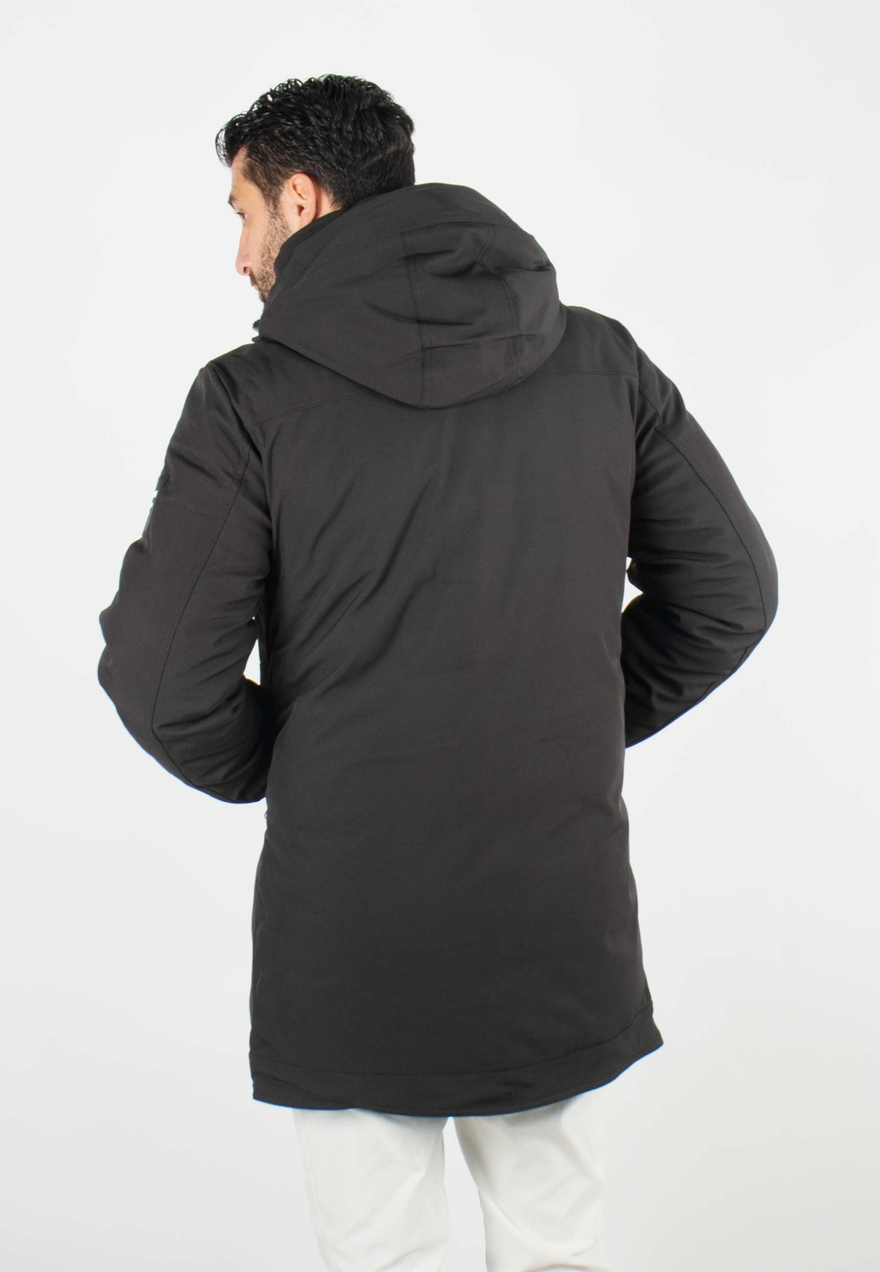 Parka Noire Homme