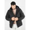 Doudoune Longue Noire Homme