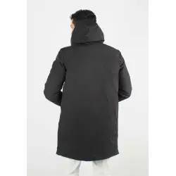 Doudoune noire à capuche