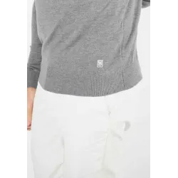 Pull homme col cheminée anthracite - Touché cachemire