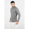 Pull homme col roulé anthracite - Touché cachemire