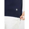 Pull homme col roulé navy - Touché cachemire