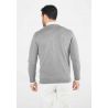 Pull homme col v anthracite - Touché cachemire