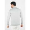 Pull homme col camioneur gris - Touché cachemire