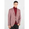 Veste de costume Homme Rouge à Carreaux