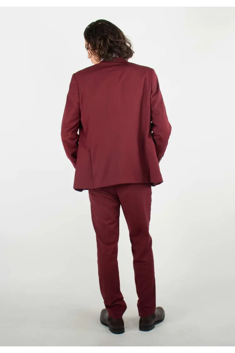 Costume Bordeaux uni