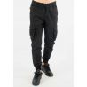 Pantalon cargo noir homme