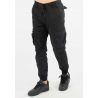 Pantalon cargo noir homme