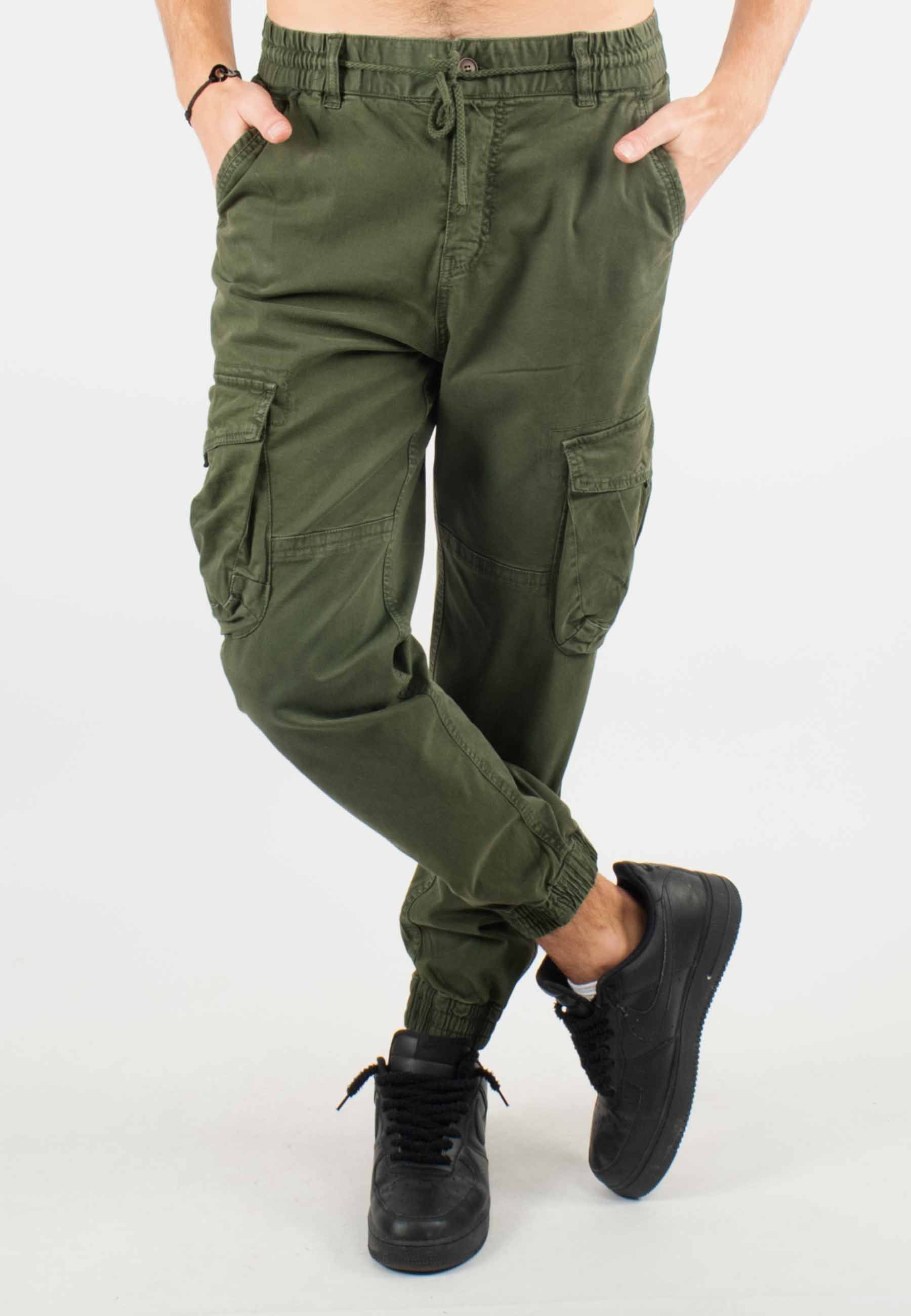 Pantalon cargo kaki homme