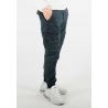 Pantalon cargo bleu marine homme