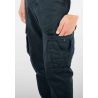 Pantalon cargo bleu marine homme