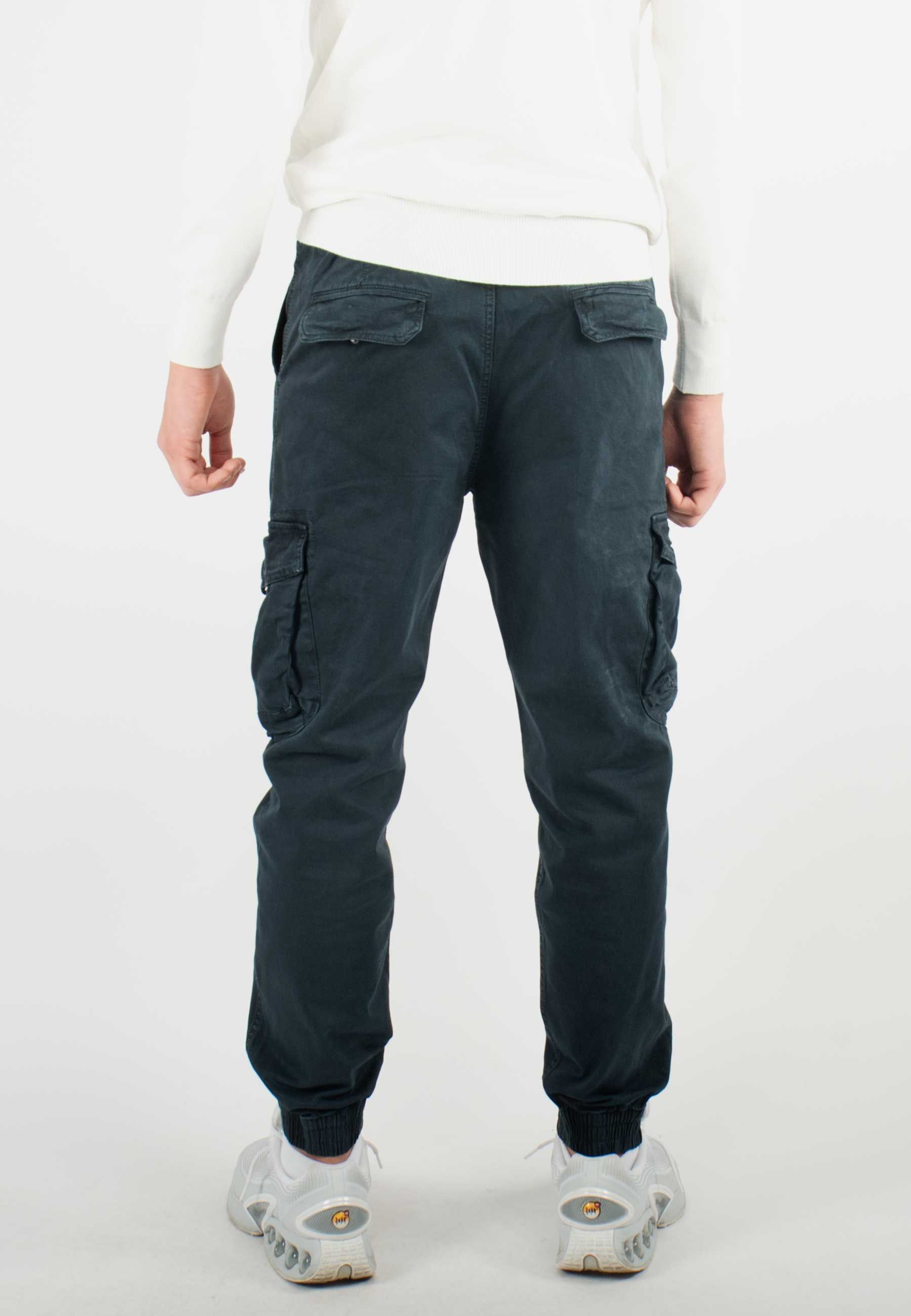 Pantalon cargo bleu marine homme