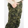 Pantalon cargo camouflage homme