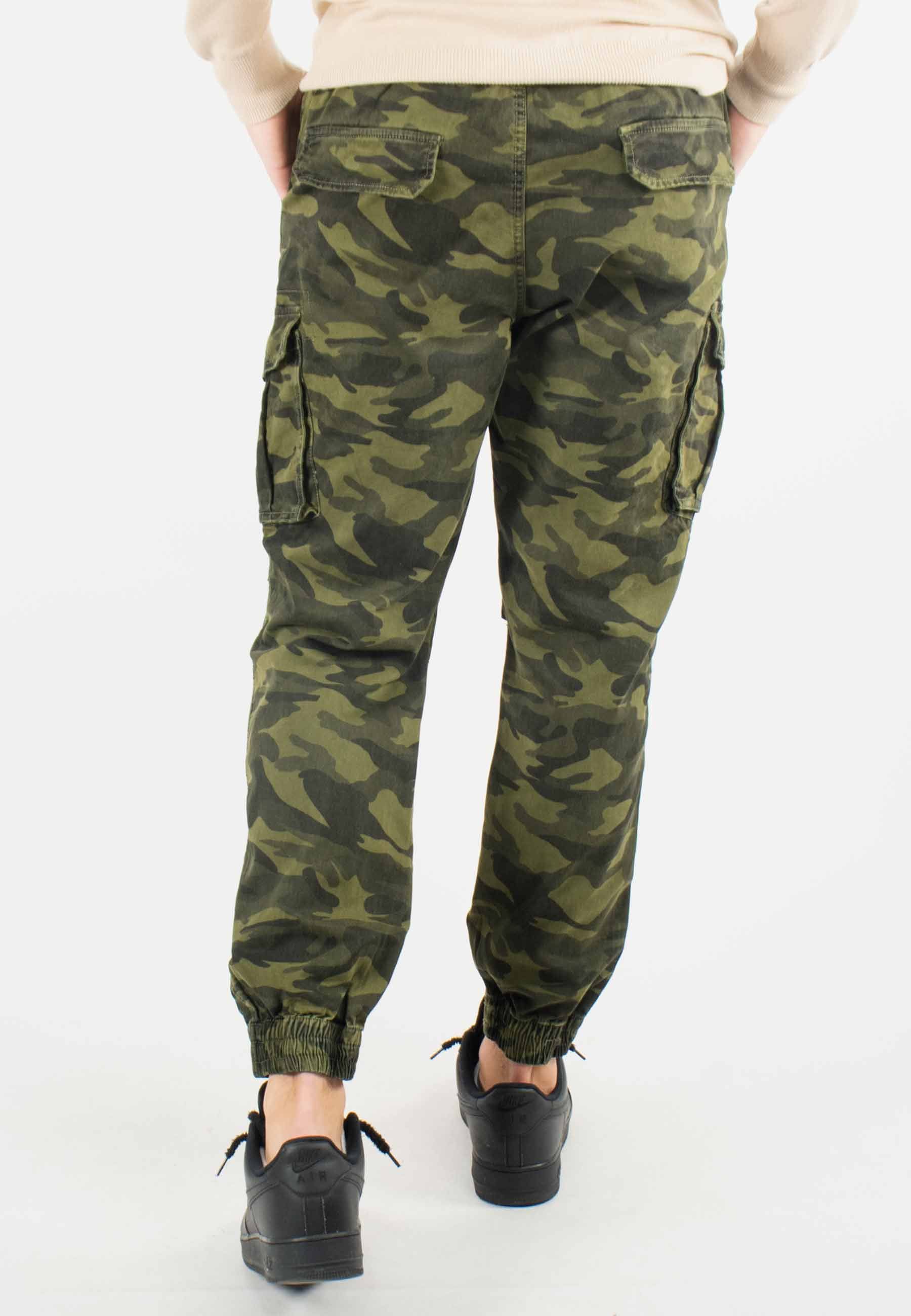 Pantalon cargo camouflage homme