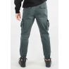 Pantalon cargo gris anthracite homme