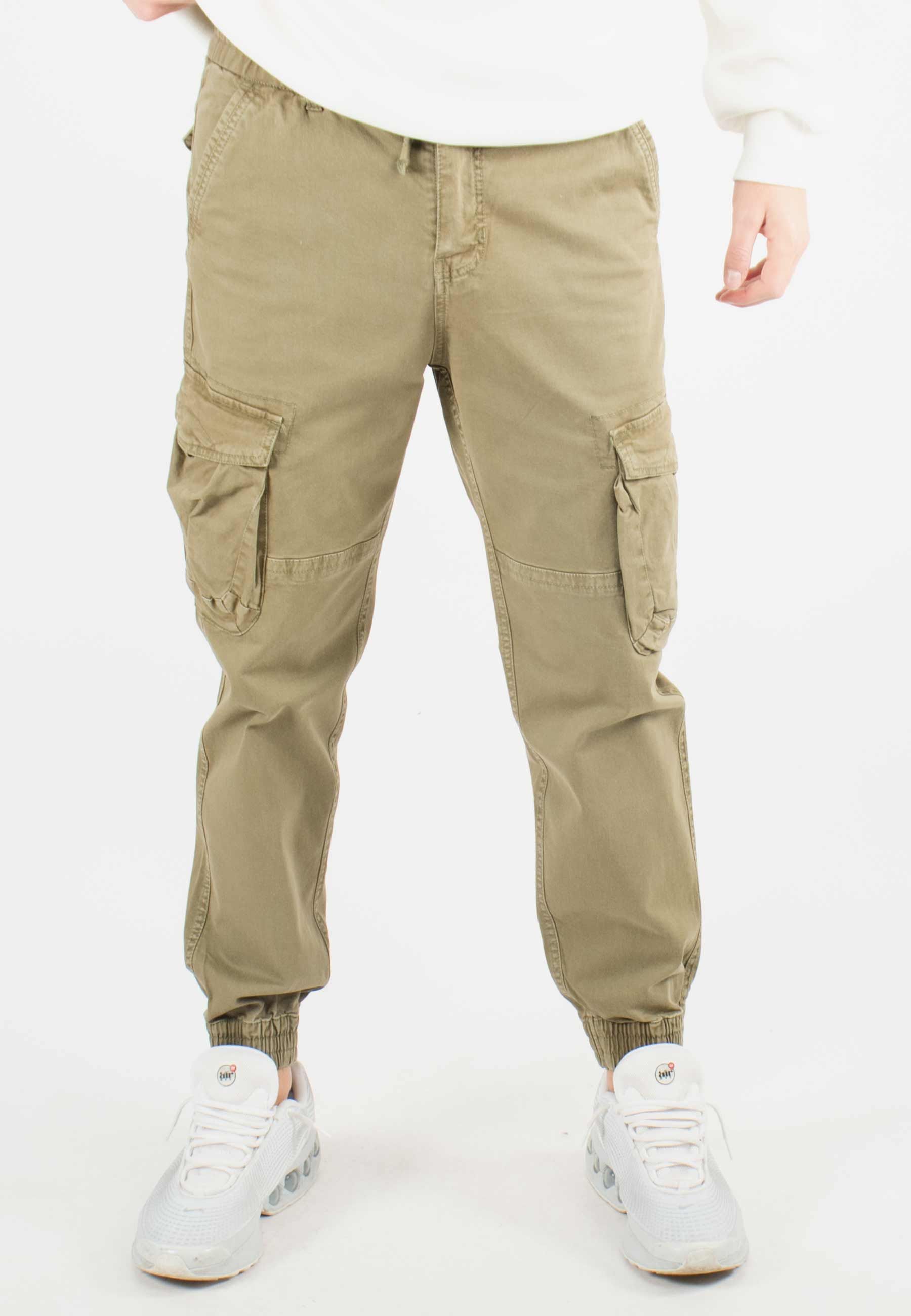 Pantalon cargo beige homme