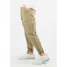 Pantalon cargo beige homme