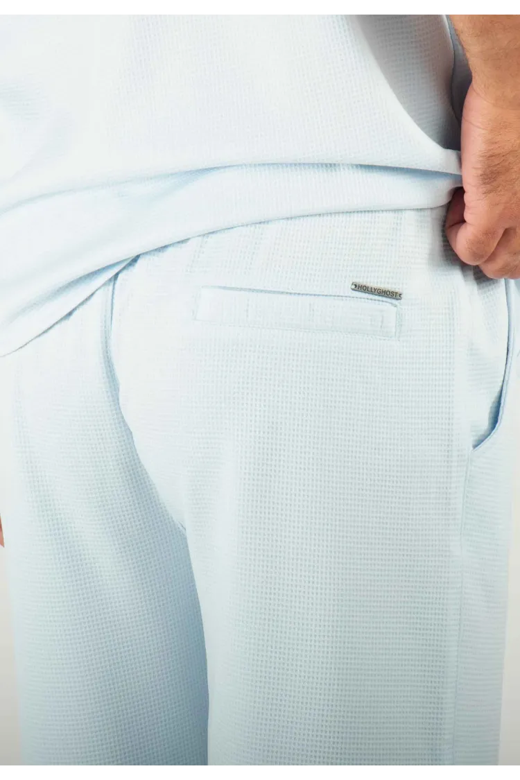 Ensemble Homme Chemisette et Short - Bleu ciel